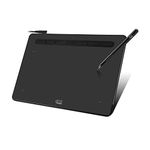 Adesso Cybertablet K8 Graphic Drawing Tablet – 8"x5" Active Area, 8192 Levels Pressure Sensitivity, Battery-Free Stylus, 5080 LPI, 6 Customizable Shortcut Keys – Compatible with Windows & Mac OS