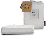 100% Bamboo Flat Sheet (Pure White,