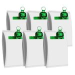 YanBan 6pcs Vacuum Replacement Bags Dust Filter Bag for Vorwerk Garbage Bags VK140 VK150 FP140 Bo rate kobold Vacuum Cleaner, Green/Yellow(Color Random Delivery)