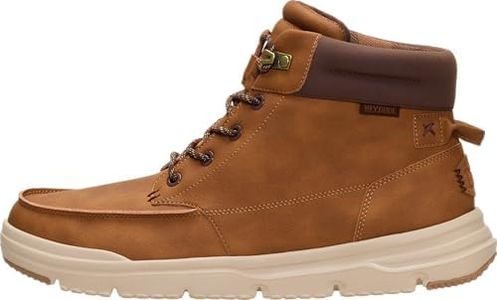 HEYDUDE Men's Bradley II Classic Pull On Boot, Argan Oil/Multi, Size 14