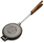 Rome Industries Inc 1028 Chuck Wagon Waffle, Cast Iron, One Size, Gray