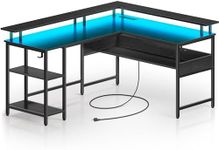 Rolanstar Computer Desk L Shaped 59