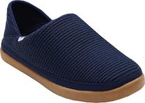 TOMS Women's Ezra Waffle Knit Clog Slipper, Navy, 4 UK