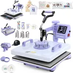 Whubefy Heat Press 15x15 inch 8 in 