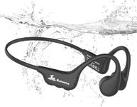 ANSTEN Swimming Headphones,Bone Conduction Headphones,IPX8 Waterproof Earbuds with MP3 Player,8 GB Memory,Bluetooth 5.4,Wireless open ear Underwater Sport Headphones for Running,Cycling, Surfing Black