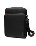 tomtoc DefenderAce-B03 for 11 Inch 2024 iPad Pro M4 & iPad Air M2, 10.9-inch iPad Air 5th & iPad 10, 10.2-in iPad 9, 9-11 Inch 360 Protective Tablet Shoulder Bag with Well-Organized Accessory Sleeve