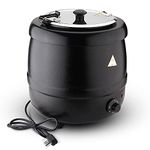 Shoppers Hub PNQ Electric Soup Warmer Pot with 10Ltr of Capacity (Black)