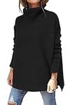 LILLUSORY Women's Turtleneck Oversi