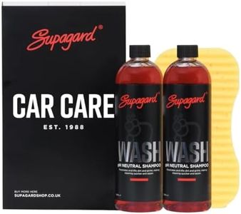 Supagard Car Wash & Shampoo - pH Neutral Cleaning Shampoo for Shine & Protection - Car Cleaning for All Bodyworks & Exteriors - Dissolves Tough Stains & Soil