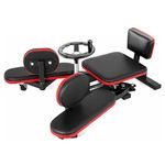 ASDJAKZP Leg Stretcher, Adjustable Angle Split Machine from 0°-210°, Leg Stretcher Split Machine for Flexibility with Mute Roller, Steel Frame Leg Split Stretcher Machine for Home Yoga Gym Fitness