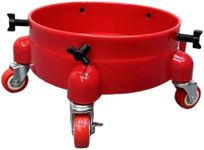 Dickly Car Wash Bucket Dolly Rolling Rolling Bucket Dolly with Wheels Portable Detailing Tool Detailing Garage Dolly Trolley Heavy Duty Auto Accessories for Car Washing