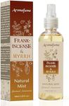 Frankincense & Myrrha Natural Resin Mist Spray by Aromafume | 100 ml / 3.3oz | Ideal for deep relaxation, spirituality & rituals | Made with Pure Resin from Somalia | Non-alcoholic, non-toxic & vegan