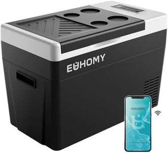 EUHOMY 31QT 12 Volt Refrigerator, -4℉~68℉ Electric Cooler for Car