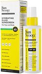 SunScoop Fluid Body Sunscreen Spray SPF 60, No White Cast, Protects from UVA & UVB Rays, Hybrid, for Dry, Normal, and Oily Skin Types | 125 ml (Pack of 1) | Neutral