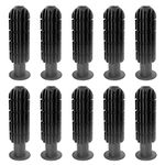 SQXBK 8PCS Football Table Grip Foosball End Cap Foosball Table Rod Safety Rubber End Caps Foosball Handle Grips Plastic Table Soccer Foosball Grips Tables Soccer Parts Replacement