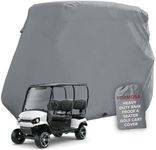 Formosa Covers | Deluxe 4 Seater Golf Cart Cover roof 80" L Grey, Fits E Z GO, Club Car, Yamaha G Model, and GEM e2