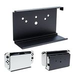 HIDEit Mounts Switch Nintendo Switch Wall Mount, Steel Bracket for Nintendo Switch & Nintendo Switch OLED, Store Nintendo Switch Near or Behind TV