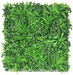 Artificial Plant Wall Panels, 1pc 40"x40" Greenery Grass Wall Backdrop Decoration, Faux Ivy Leaves Outdoor Privacy Fence Covering