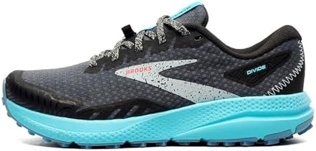 BROOKS Damen Divide 4 Sneaker, Black Ebony Bluefish, 38 EU