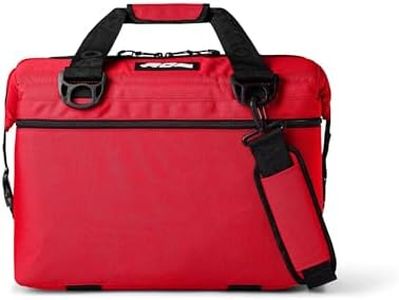 AO Coolers Canvas Soft Cooler with High-Density Insulation, Red, 24-Can