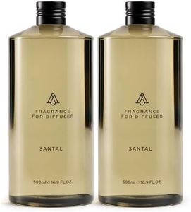 Aromaplan Hotel Scents Santal 16 Fl Oz 2 Pack (946ml), Home Luxury Aroma & Hotel Fragrance Diffuser Oil- Hotel Diffuser Oil for Aromatherapy- USA Made, Bigger Bottle, Bolder Aroma & Longer Lasting