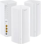Tenda WiFi 7 Mesh System BE3600 – Dual Band Mesh WiFi System for Home, Covers Up to 6,600 Sq. Ft., Seamless Mesh Network with 3 Gigabit Ports, Supports 160+ Devices, MLO, VPN, 4K QAM, ME3 Pro (3-Pack)