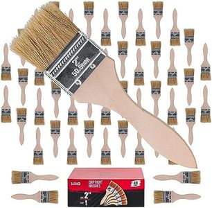 US Art Supply 48 Pack of 2 inch Paint and Chip Paint Brushes for Paint, Stains, Varnishes, Glues, and Gesso