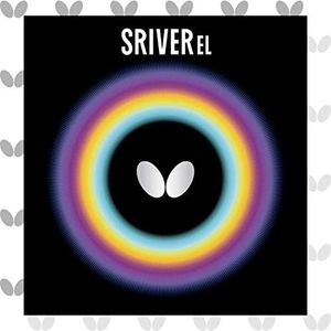 Butterfly 2.1 Sriver-EL Rubber, Black