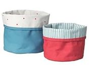 Nöjsam Set of 2 Baskets Red/Blue