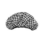 Betty Dain Socialite Collection Terry Lined Shower Cap, Waterproof Nylon Exterior, Reversible Design for Shower or Sleeping Cap, Oversized for All Hair Lengths, Elasticized Hem, Houndstooth