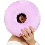 Heal n Hope Piercing Pillow Ear Pillows Donut with Hole for Ear Pain CNH, Piercing, Pain Relief Sleeping, Pressure Sore, Side Sleepers, Headphones Minky Dot Lavender