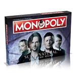 Winning Moves Supernatural Monopoly Board Game, Join The Winchester Brothers Sam and Dean, Advance to Vampire and Werewolf and Trade Your Way to Success, for Ages 16 and up, Grey