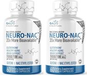 NACET N-Acetyl Cysteine Ethyl Ester - (2 Pack) Clinically Enhances NAC Supplement N-Acetyl Cysteine Production w/ Glycine 1000mg, Selenium Supplement & N-Acetyl-Cysteine Ethyl Ester - (120 Capsules)