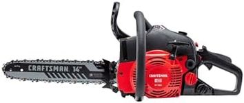 CRAFTSMAN Chainsaw Gas 2-Cycle Engine S210 14-in with Easy Start (41AY4214593)