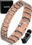 MagnetRX® Copper Viking Bracelet for Men – Ultra Strength Magnetic Mens Viking Bracelets – Adjustable Bracelet with Included Sizing Tool (Viking Style)