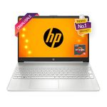 HP Laptop 15s, AMD Ryzen 5 5500U, 15.6-inch (39.6 cm), FHD, 16GB DDR4, 512GB SSD, AMD Radeon Graphics, 720p HD Camera, Backlit KB, Thin & Light (Win 11, MSO 2021, Silver, 1.69 kg), eq2182AU