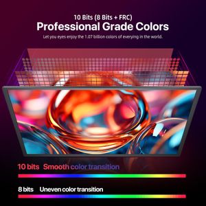 UPERFECT 18.4" QLED 4K Portable Monitor – Matte, USB-C, VESA, 100% sRGB