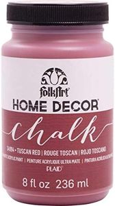 FolkArt 34994 Home Decor Chalk Furniture & Craft Paint in Assorted Colors, 8 Ounce, Tuscan Red