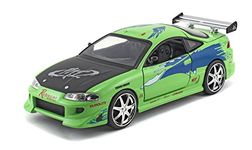 FAST & FURIOUS 1995 MITSUBISHI ECLIPSE 1:24 SCALE DIE-CAST REPLICA CAR