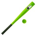 Franklin Sports MLB 27in Foam Bat & Ball Set - Kids Baseball and Bat Set - Includes Foam Bat and Ball - Officical MLB Licensed Product - Green