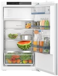 Bosch KIL32VFE0 Einbau-Kühlschrank Serie 4, integrierbarer Kühlautomat mit Gefrierfach 102x56 cm, 132L Kühlen, 15L Gefrieren, MultiBox XXL, LED-Beleuchtung, EcoAirflow, SuperCooling