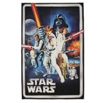 Gertmenian Disney Star Wars Movie Cover Area Rug for Children & Teens | Kids Home Decor for Girls & Boys | 54x78 Large, Multi, 27062