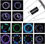 TCKW LED Bicycle Spoke Lights - Waterproof Cool Bicycle Wheel Light, Safety Tire Lights for Kids Adults, Very Bright, 30 Pattern