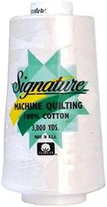 Signature Thread Signature Ctn 3000yd 100% Cotton Quilt Thread 3000 White