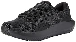 Under Armour Women's UA W Charged Surge 4, Ultra-Responsive Running Shoes for Women, Lightweight and Breathable Gym Shoes, Women's Trainers with Charged Cushioning Colour: Blk Blk Noir Noir 002 6 UK
