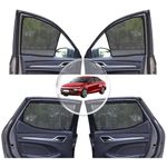 NEODRIFT 'NeoShade' Magnetic Car Sunshades for Hyundai Verna (UV Protection, Strong Magnetic Grip, Zipper Design, Temperature & Privacy Control) (Model: 2023-2024) (Set of 4)