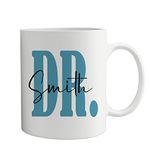 Personalised Doctor Mug with Last Name | 6 Colour Option | Thank You Gift | New Dr Present | Christmas Birthday Gift | Medical Student