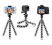 micros2u Octopus Flexible Robust Gorilla Tripod For Gopro, Action Cams, Camera, Smartphone, iPhone