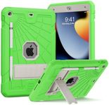 Herize iPad 9th/8th/7th Generation Case Cover for Kids 2021 | iPad 10.2 Case with Stand | Heavy Duty Shockproof Rugged iPad 8th/7th Generation Case with Pencil Holder 2020/2019