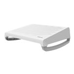 Fellowes Ergonomic Foot Rest - Breyta™ Adjustable Under Desk Foot Rest Stool for Office & Home - 100% Recyclable - 5 Year Warranty - White